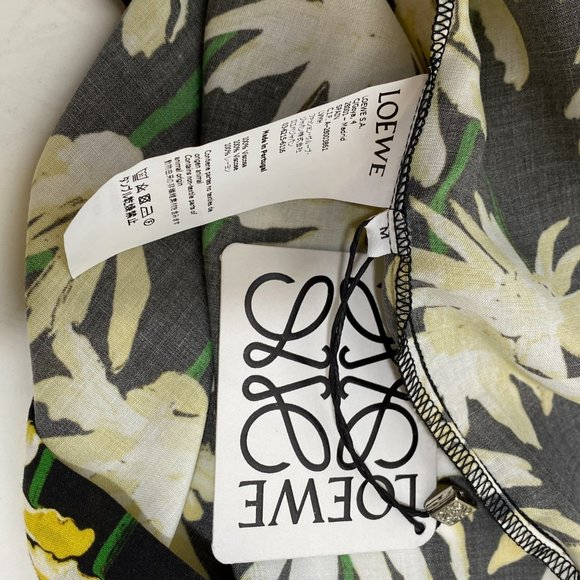 LOEWE Yellow/Black Daisy Floral Print 'Bowling' Shirt - Picture 10 of 10